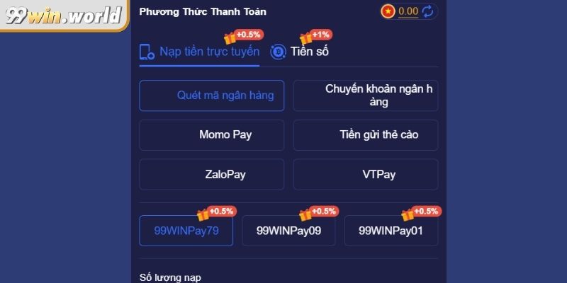 Nạp Tiền 99win - Toàn Tập Quy Trình Và Những Nguyên Tắc Vàng 2 Toàn tập quy trình nạp tiền dành cho tân thủ