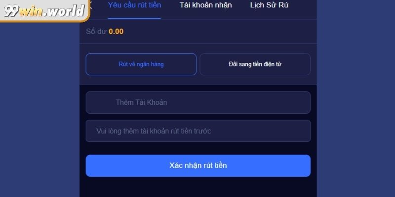 Rút Tiền 99win Quy Trình Chuẩn Cùng Những Nguyên Tắc An Toàn 1 Rút tiền 99win cùng quy định cần tuân thủ