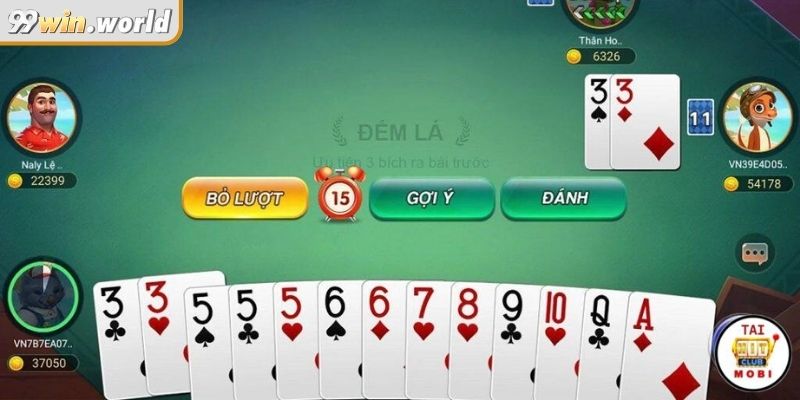 Tiến Lên Đếm Lá 99Win – Cách Tính Điểm Thông Minh Để Thắng 2 Tính điểm theo tổ hợp bài