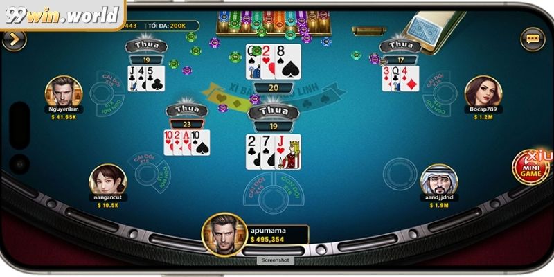 Xì Dách Đại Phú Quý 99win – Chơi Sang Chuẩn Chất Casino 2 Khởi đầu ván và cách chia bài